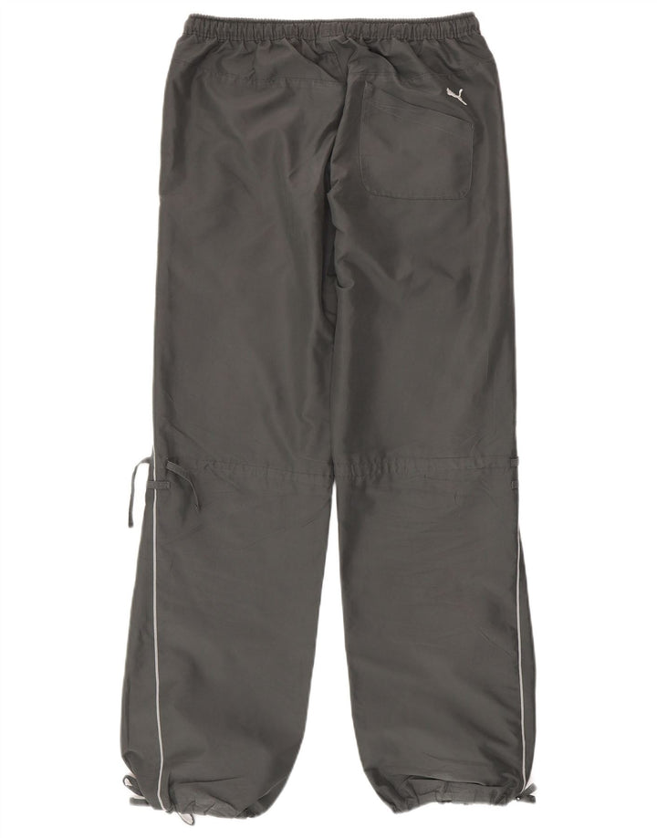 Puma Womens Tracksuit Trousers Joggers UK 10 Small Grey Polyester