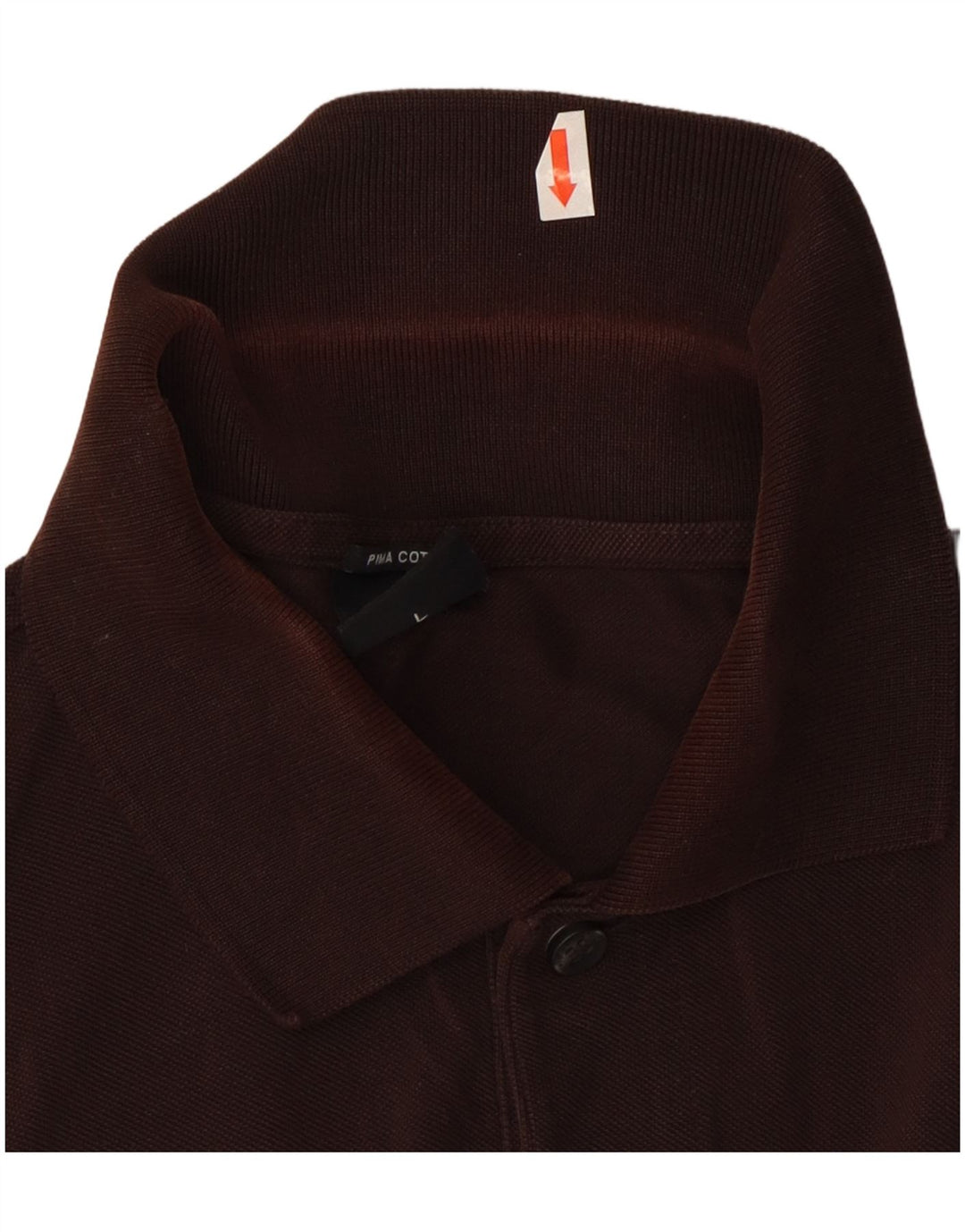 Polo da uomo Hugo Boss grande in cotone marrone