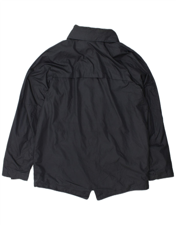 Giacca antipioggia con cappuccio da uomo Nike UK 42 XL poliestere grigio