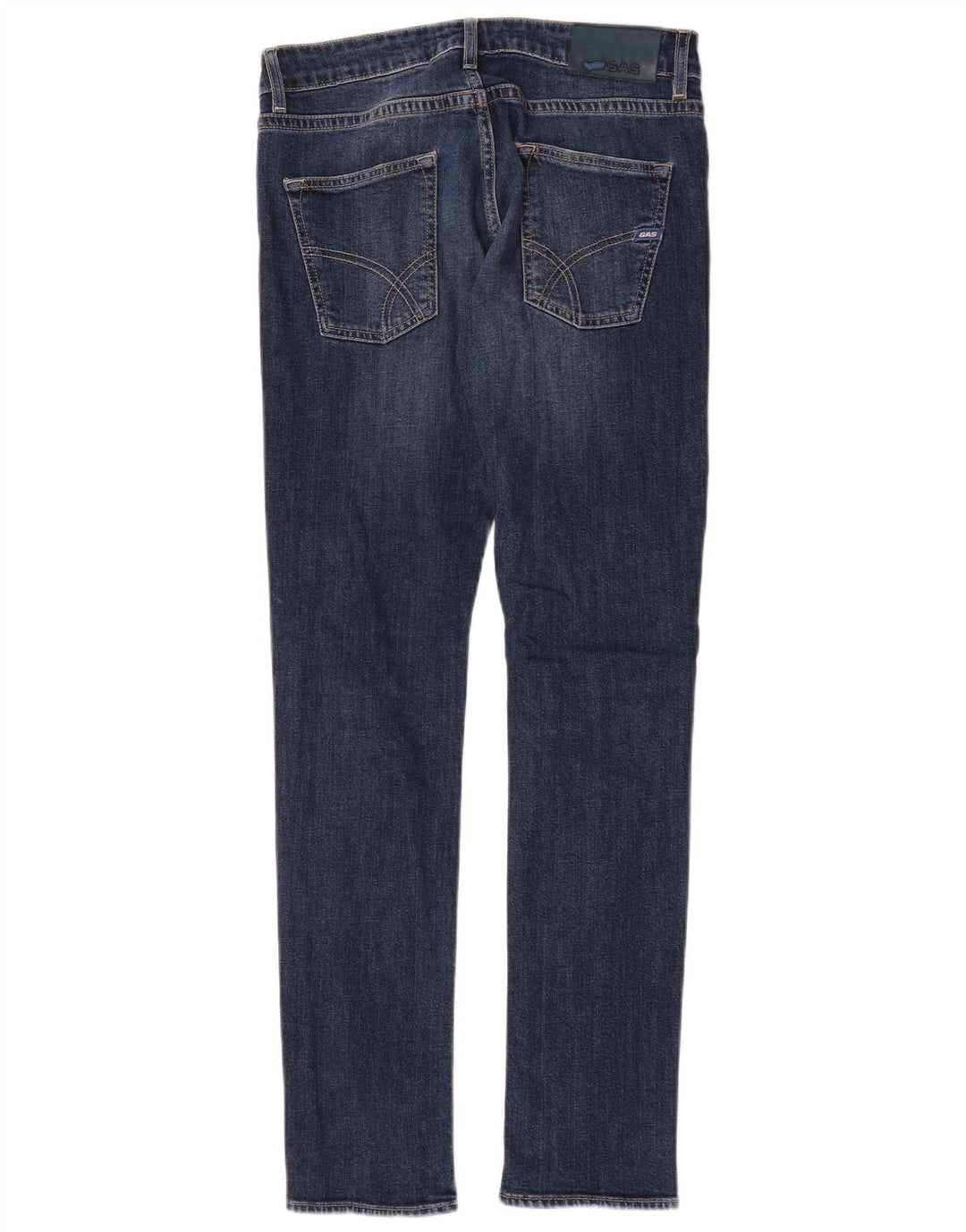 Gas Womens Slim Jeans W29 L32 Blue Cotton
