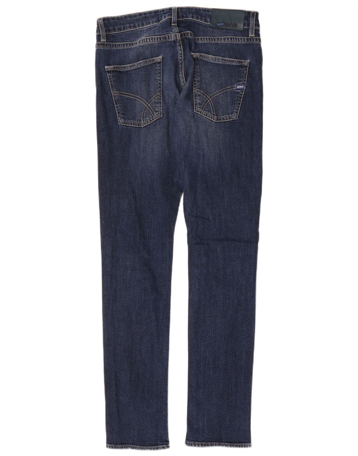 Gas Womens Slim Jeans W29 L32 Blue Cotton