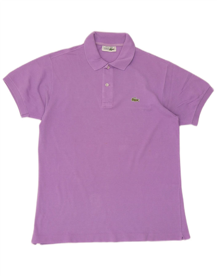 Lacoste Mens Polo Shirt Medium Purple Cotton