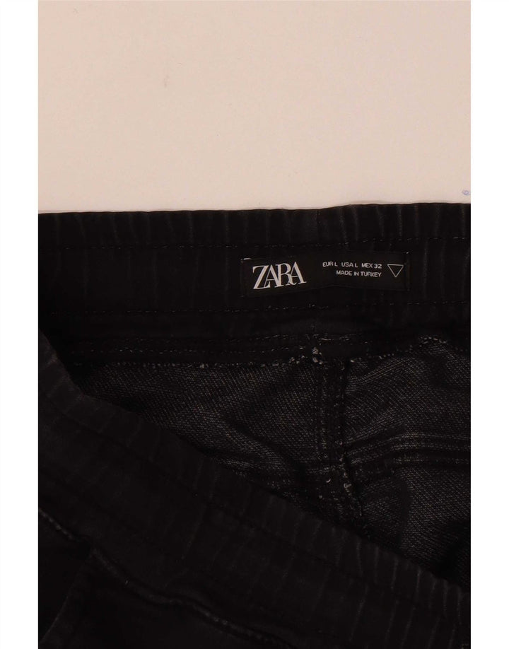 Pantaloni scurți casual pentru bărbați Zara Mari W34 Negru