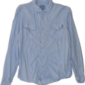 GUESS Mens Shirt UK 40 Medium Blue Cotton Vintage Guess and Second-Hand Guess from Messina Hembry 