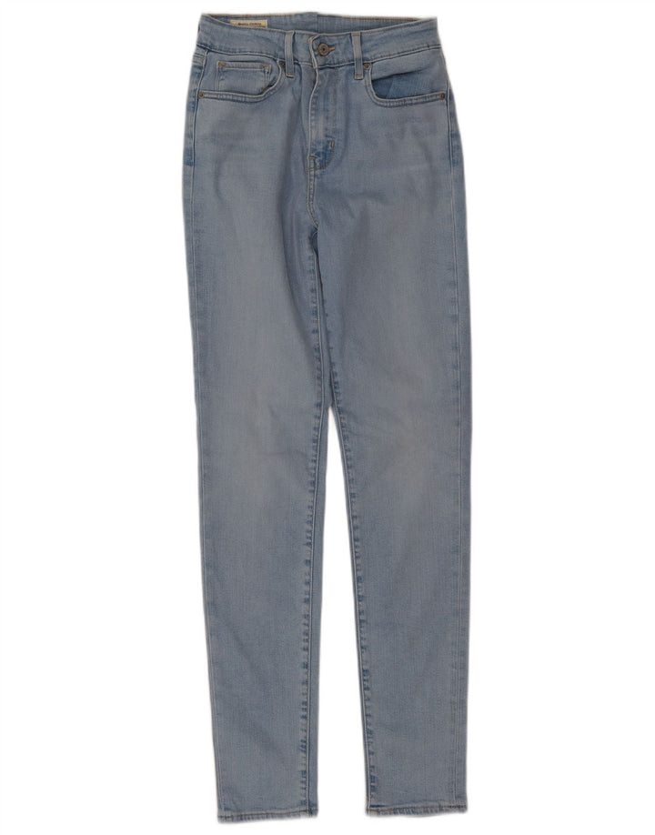 Levi's Womens Skinny Jeans W26 L30 Blue Lyocell