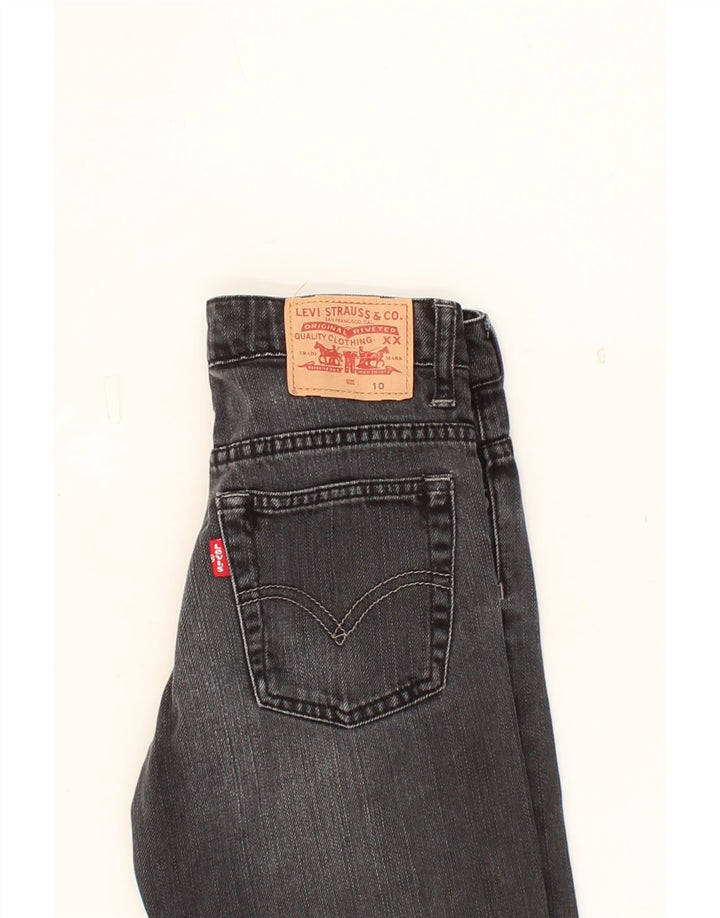 LEVI'S Boys Straight Jeans 9-10 Years W26 L26 Grey Cotton Vintage Levi's and Second-Hand Levi's from Messina Hembry 