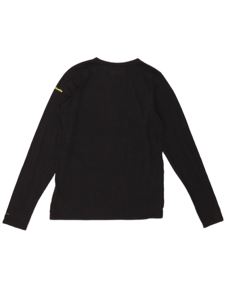 Columbia Boys Graphic Top Long Sleeve 15-16 Years XL Black Polyester