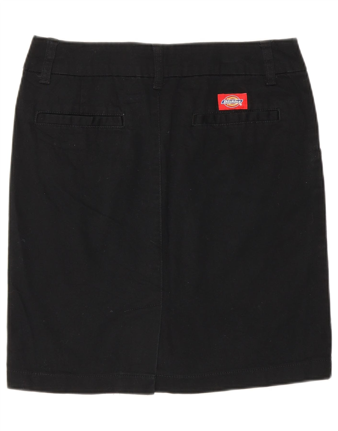 Dickies Womens Straight Skirt US 5 Small W28  Black Cotton