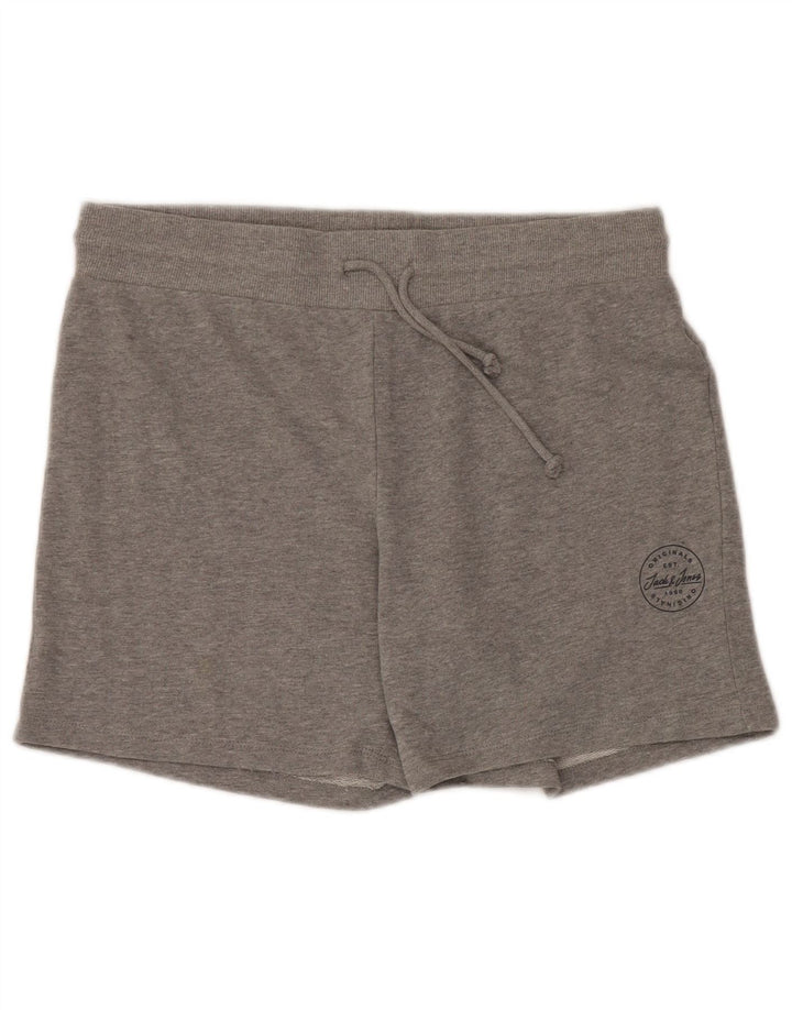JACK & JONES Sportsshorts til mænd, store grå bomuld