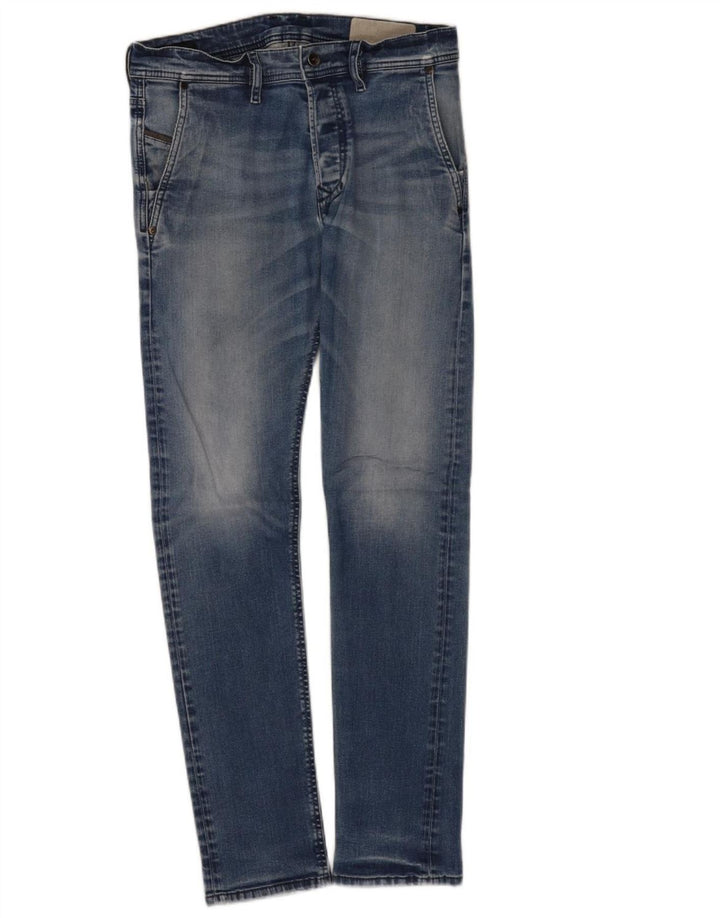 Diesel Herren Slim Jeans W29 L31 Blaue Baumwolle