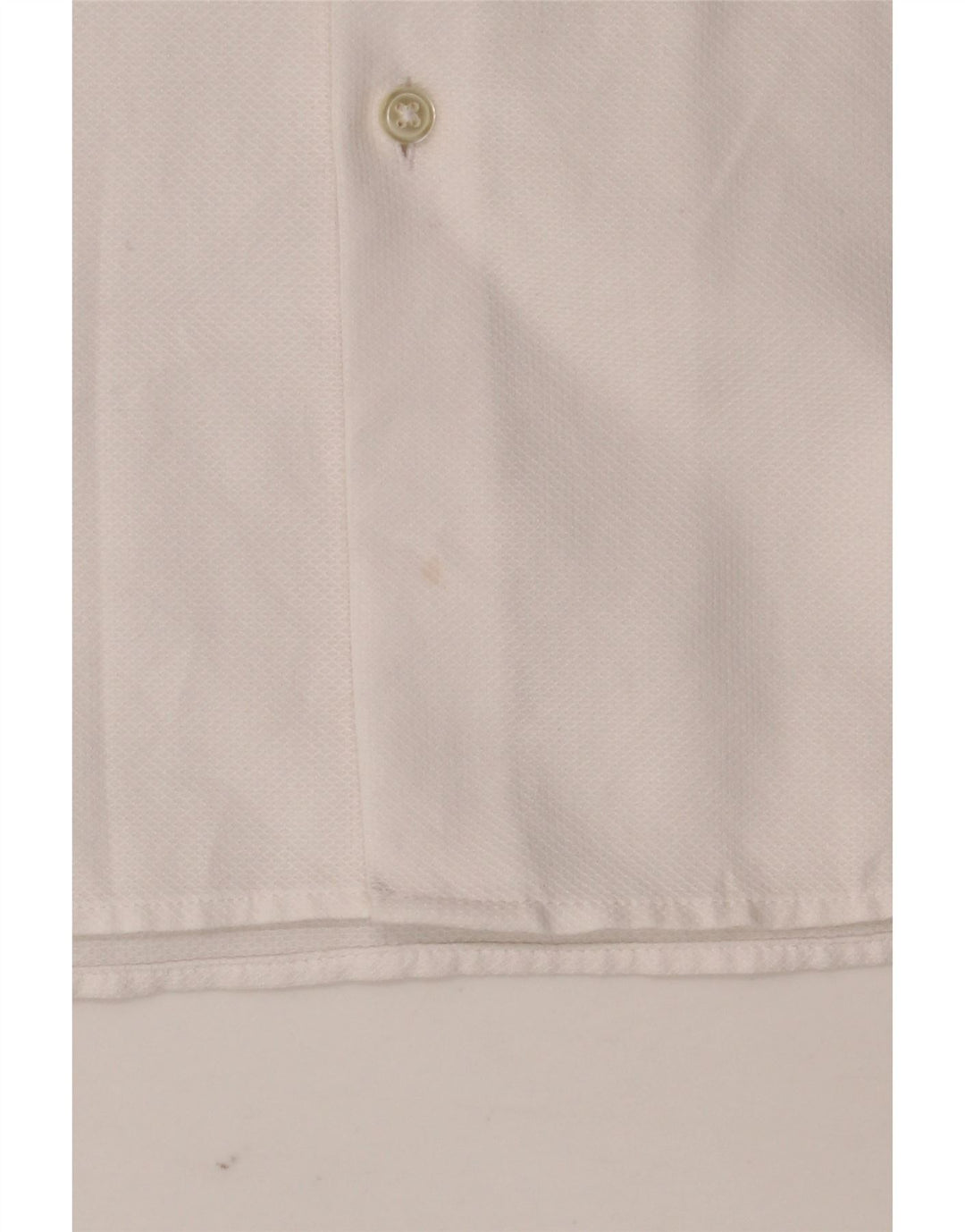 ZARA Mens Short Sleeve Slim Fit Shirt Medium White