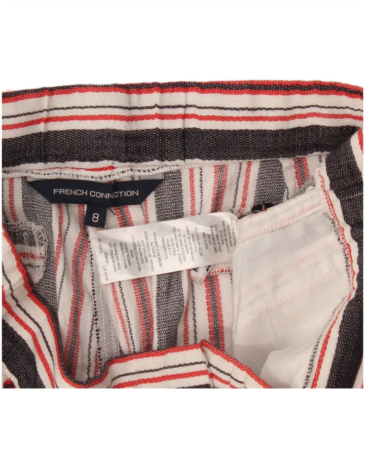 French Connection Womens Chino Shorts UK 8 Small W28 Multicoloured Striped