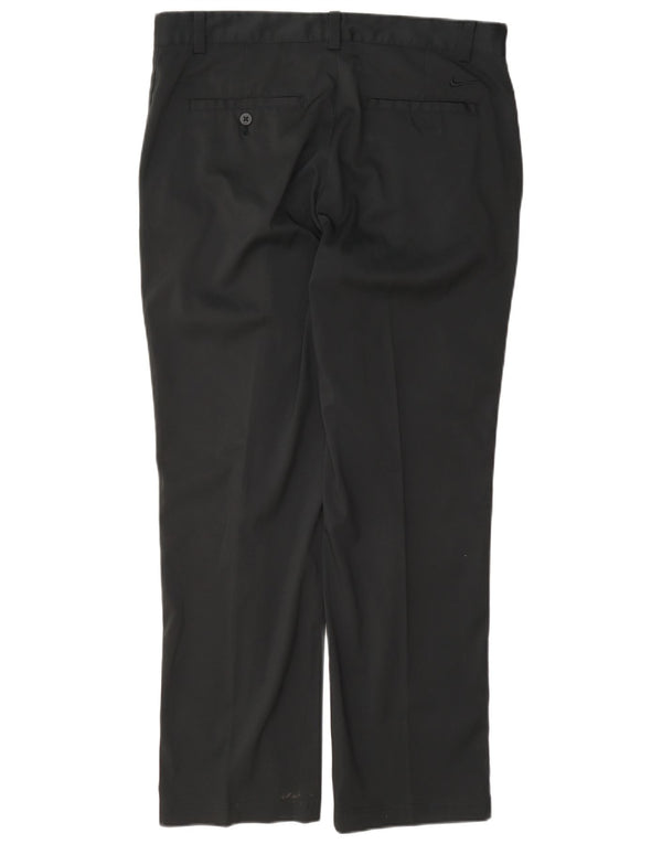 Nike Herren Golf Straight Chino Hose W32 L30 Schwarz Polyester