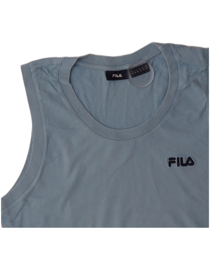 FILA Herrevest Top Medium Blå Bomuld
