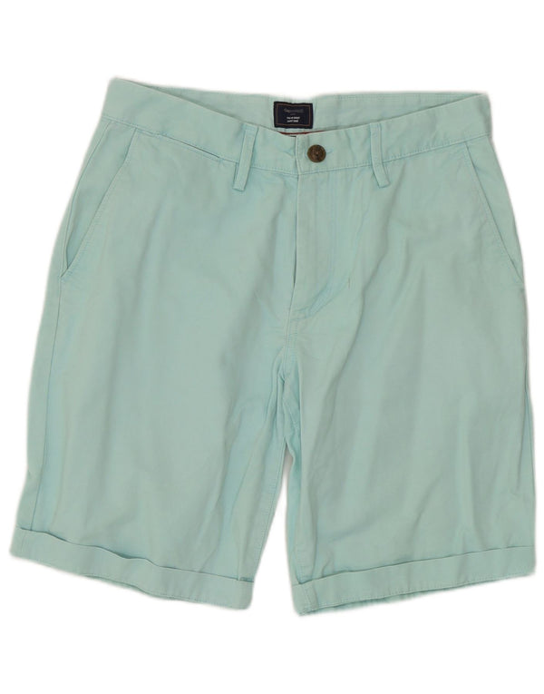 Gap Mens Chino Shorts Medium W30 Blue Cotton