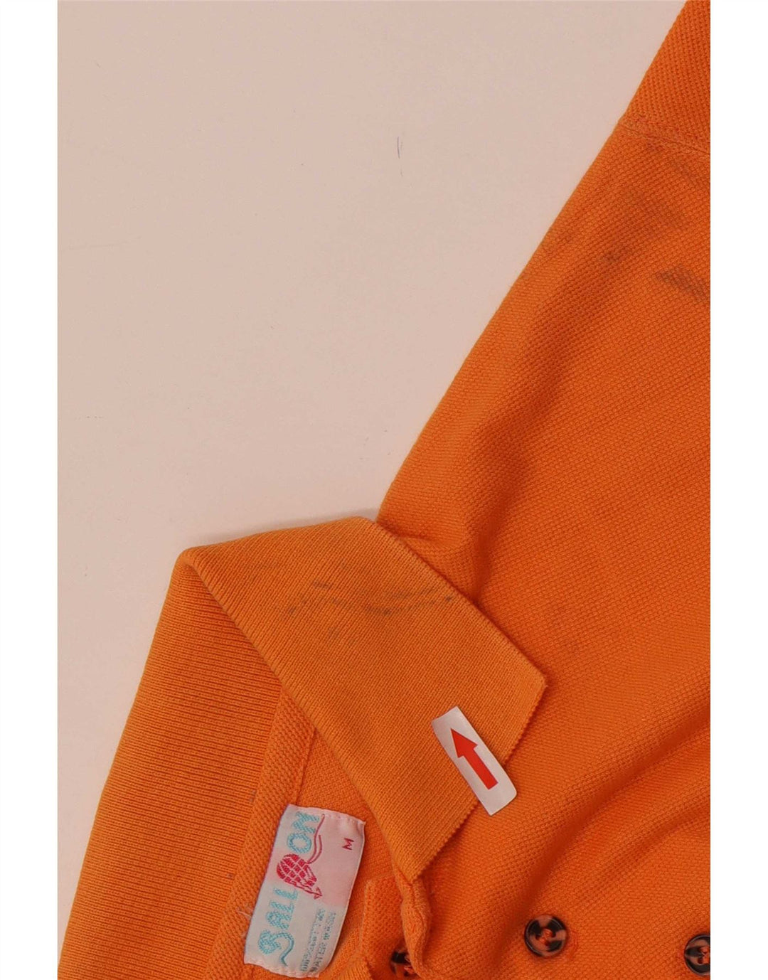 Ball On Polo Homme Coton Orange Moyen