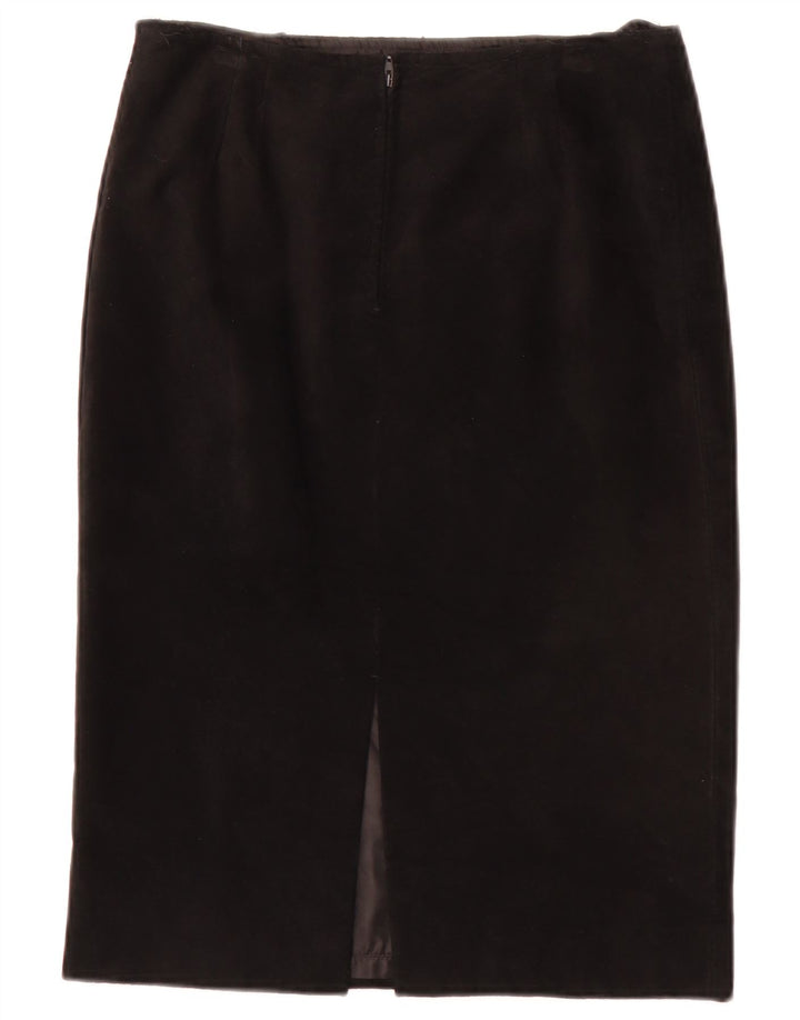 Vintage Womens Pencil Skirt W28 Medium Black