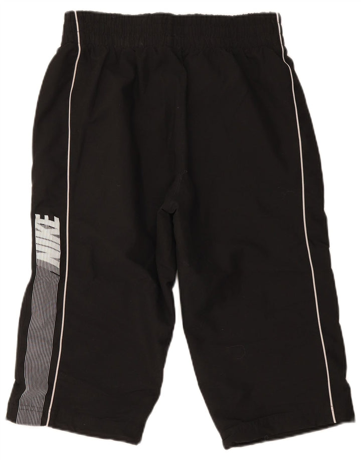 Nike Mens Graphic Bermuda Sport Shorts Small Black Polyester