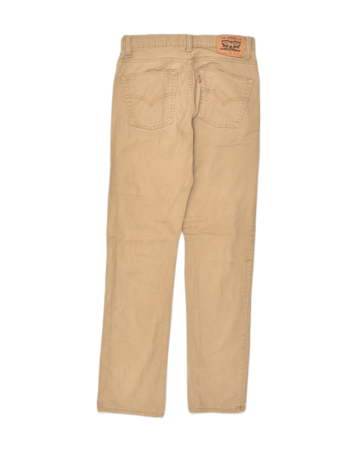 LEVI'S Girls 511 Slim Fit Casual Trousers 15-16 Years W28 L28 Brown Cotton | Vintage Levi's | Thrift | Second-Hand Levi's | Used Clothing | Messina Hembry 