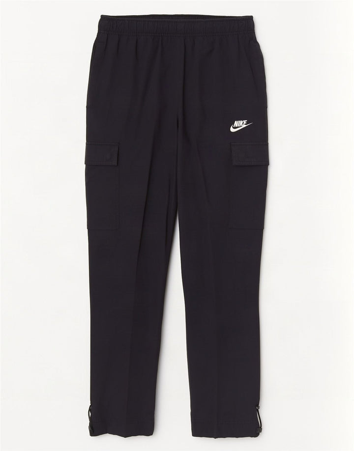 Męskie spodnie dresowe Nike Cargo, małe, granatowe, bawełniane