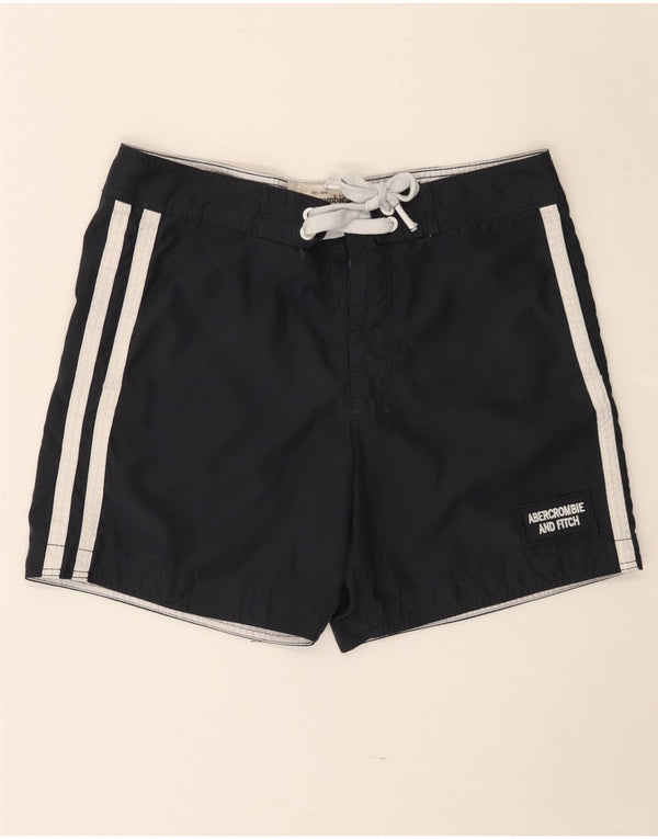 Abercrombie & Fitch Mens Swimming Shorts Medium Navy Blue Colourblock