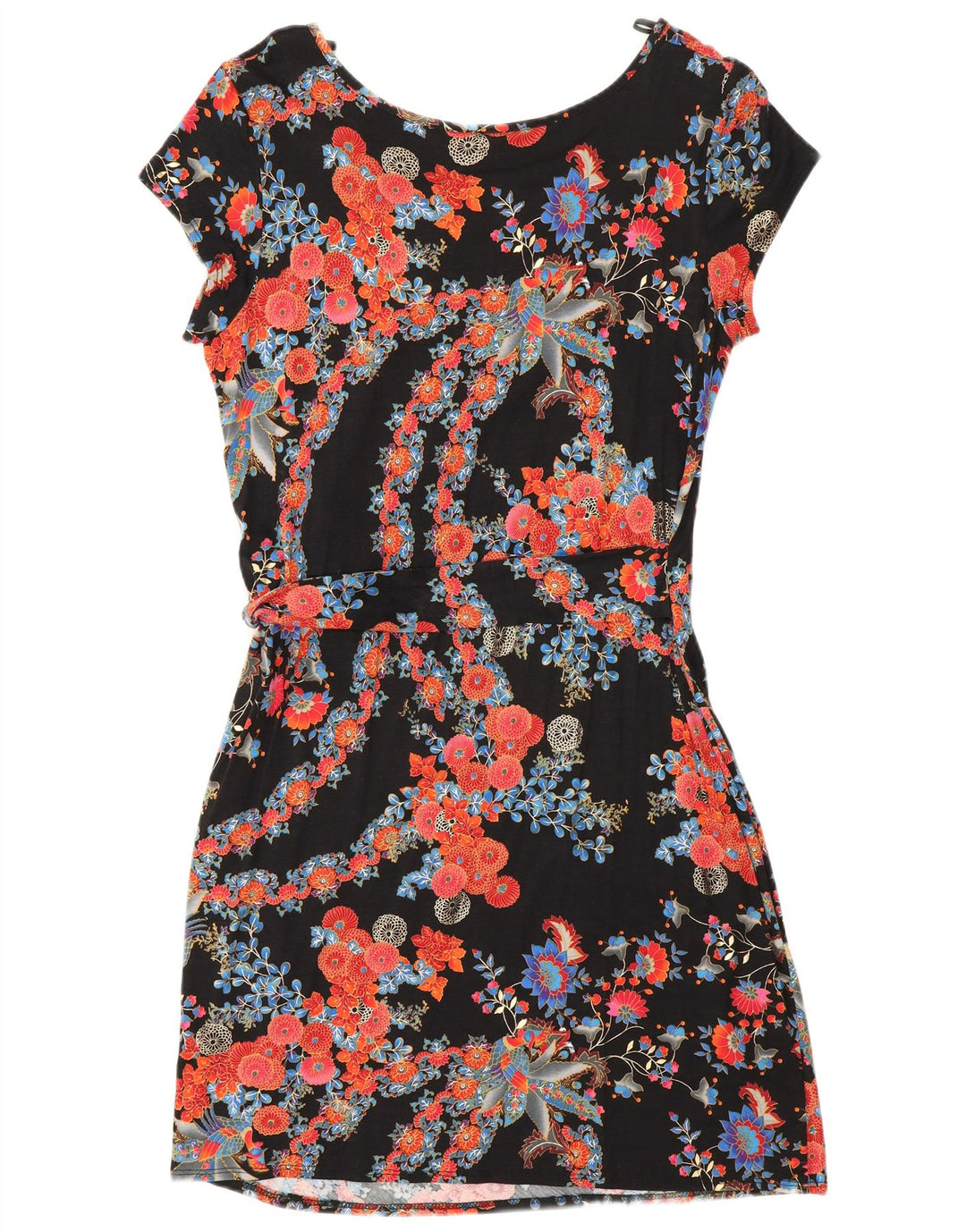 Wallis Womens Wrap Dress UK 16 Large Multicoloured Floral Viscose