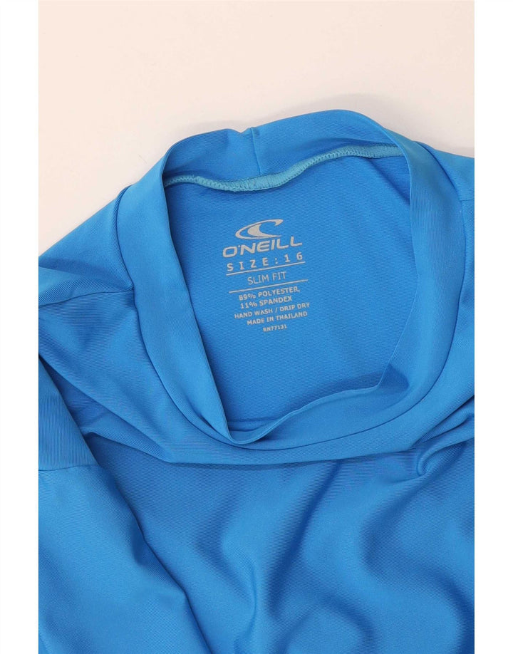 O'Neill Herre T-Shirt Top UK 16 Stor Blå Polyester