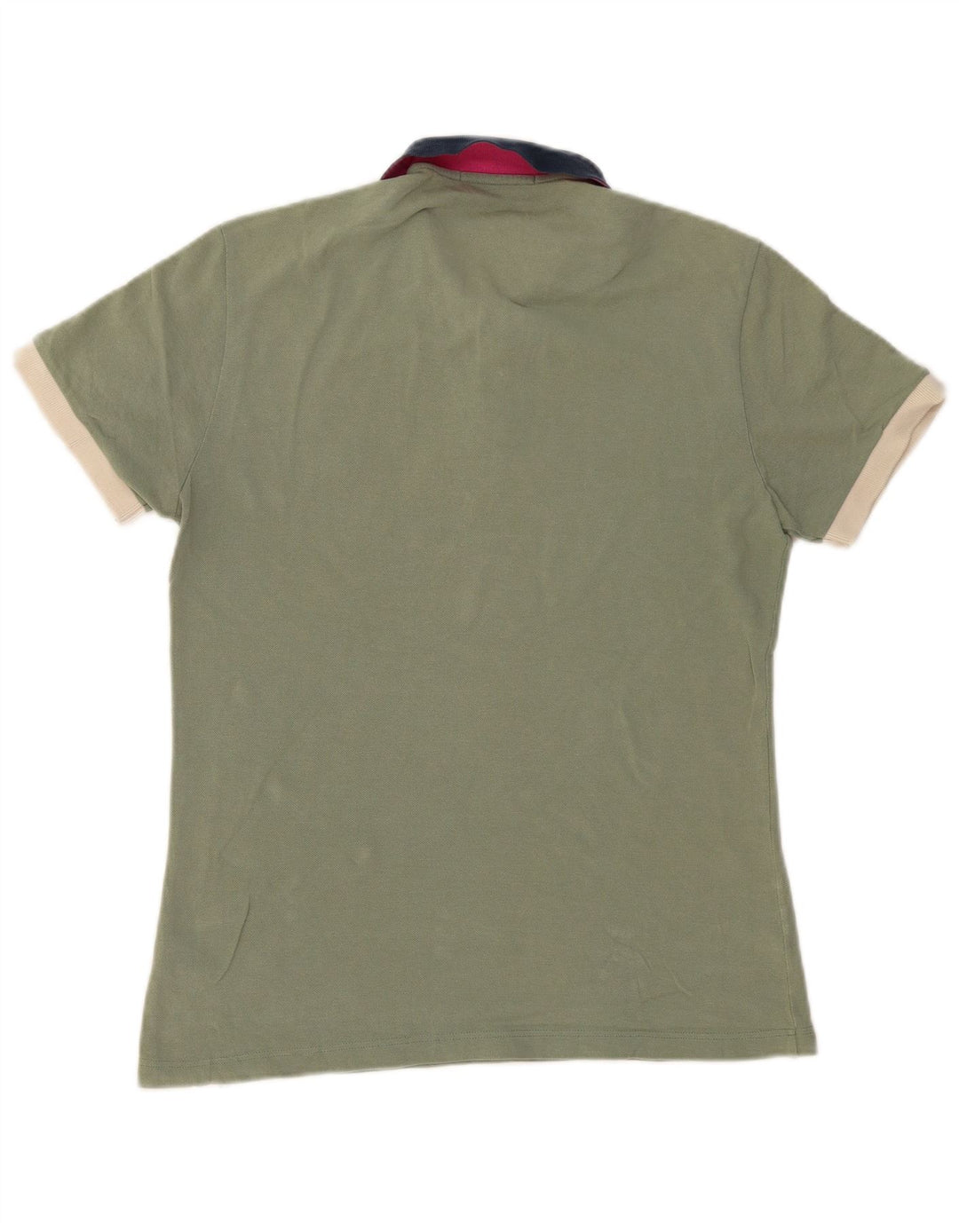 FRED PERRY Mens Polo Shirt Large Green Cotton