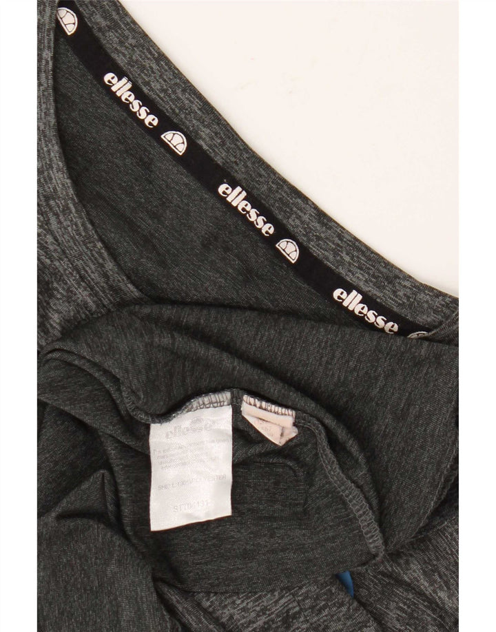 Ellesse Camiseta gráfica para mujer Top UK 44 Poliéster gris medio