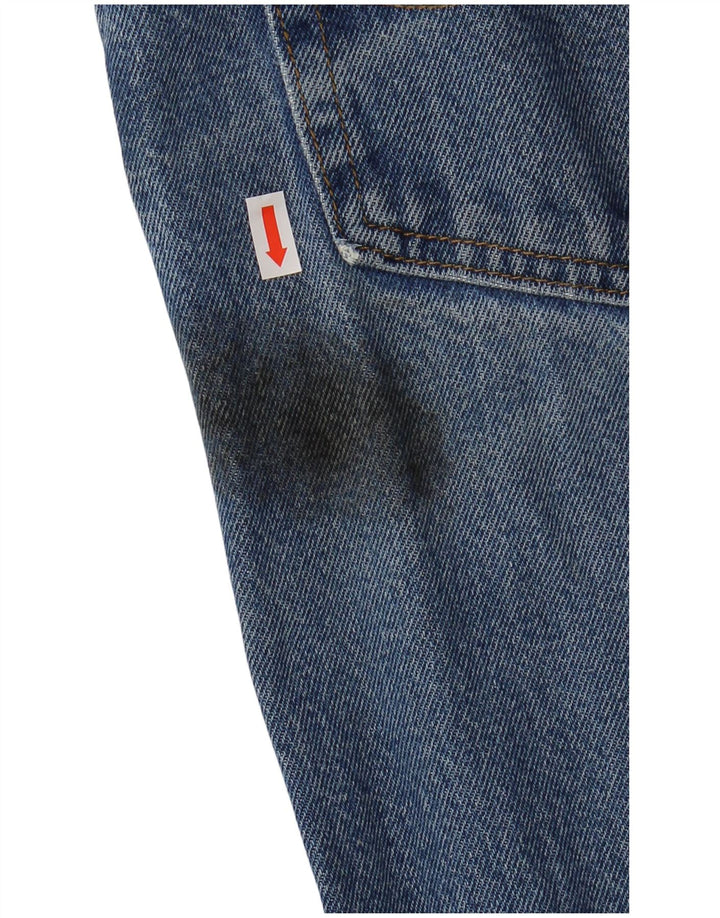 Lee Mens Regular Fit Straight Jeans W36 L32 Blue Cotton