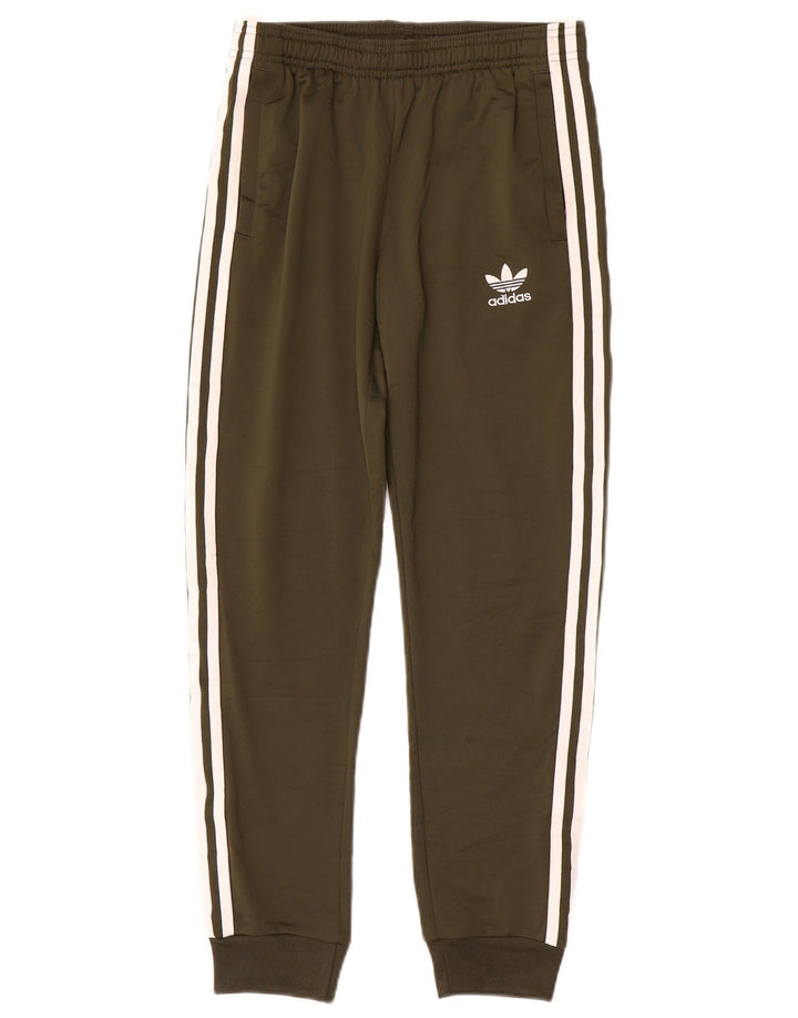 ADIDAS Træningsdragt til drenge Bukser Joggers 11-12 år Khaki Polyester