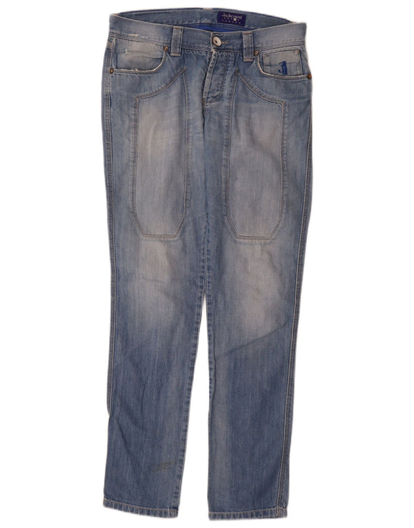 Vaqueros ajustados para mujer Jeckerson W31 L33 Algodón azul
