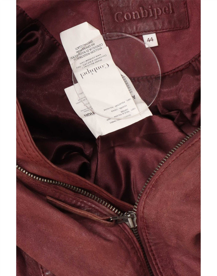 Conbipel Giacca in pelle da donna IT 44 Borgogna medio