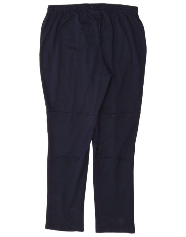 Nike Mens Dri Fit Tracksuit Trousers XL  Navy Blue Polyester
