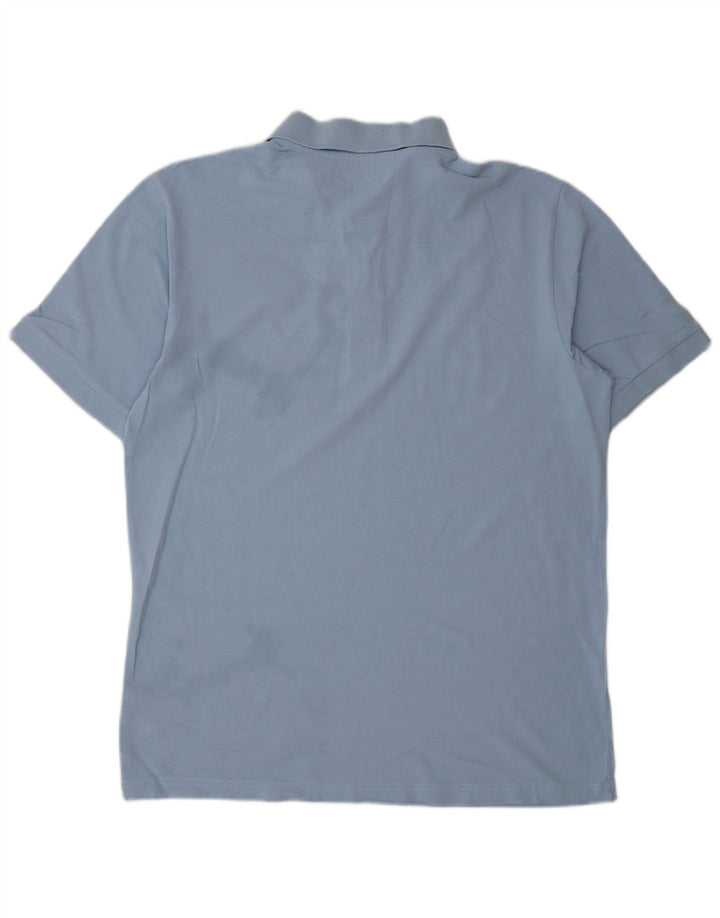 KAPPA Mens Polo Shirt Large Blue Cotton