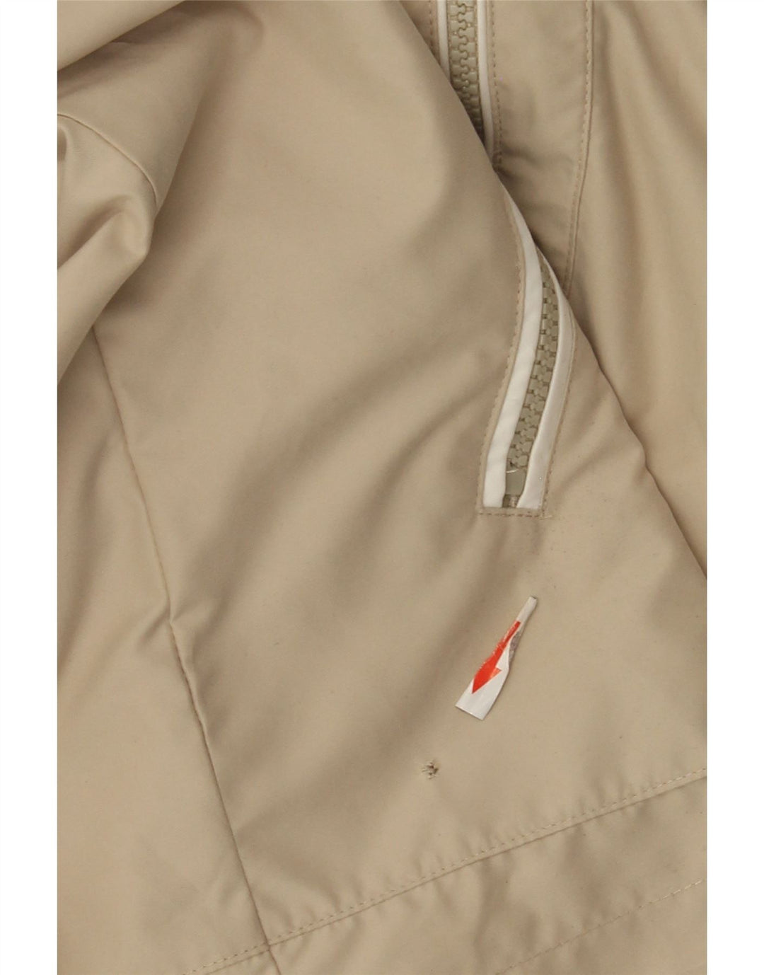 Champion Mens Bomber Jacket UK 42 XL Beige Colourblock Polyester