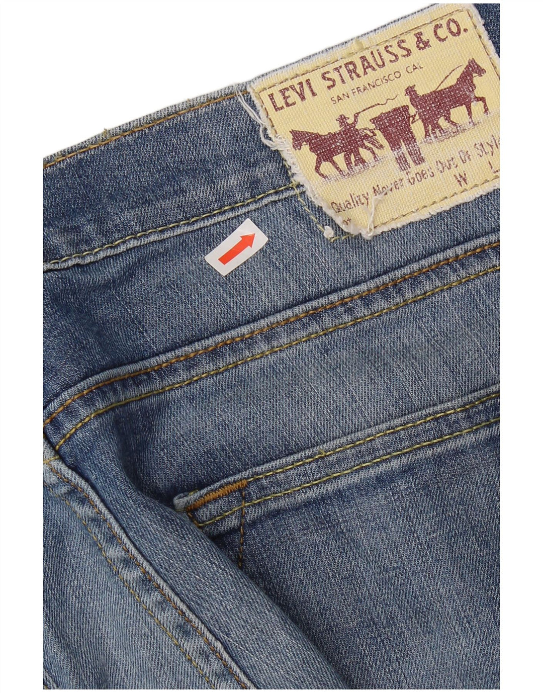 Levi's Mens 511 Slim Jeans W38 L34 Blue Cotton