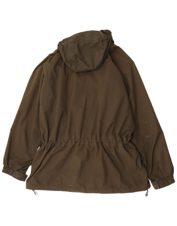 Jaqueta de chuva masculina Berghaus com capuz UK 42 XL Khaki Nylon