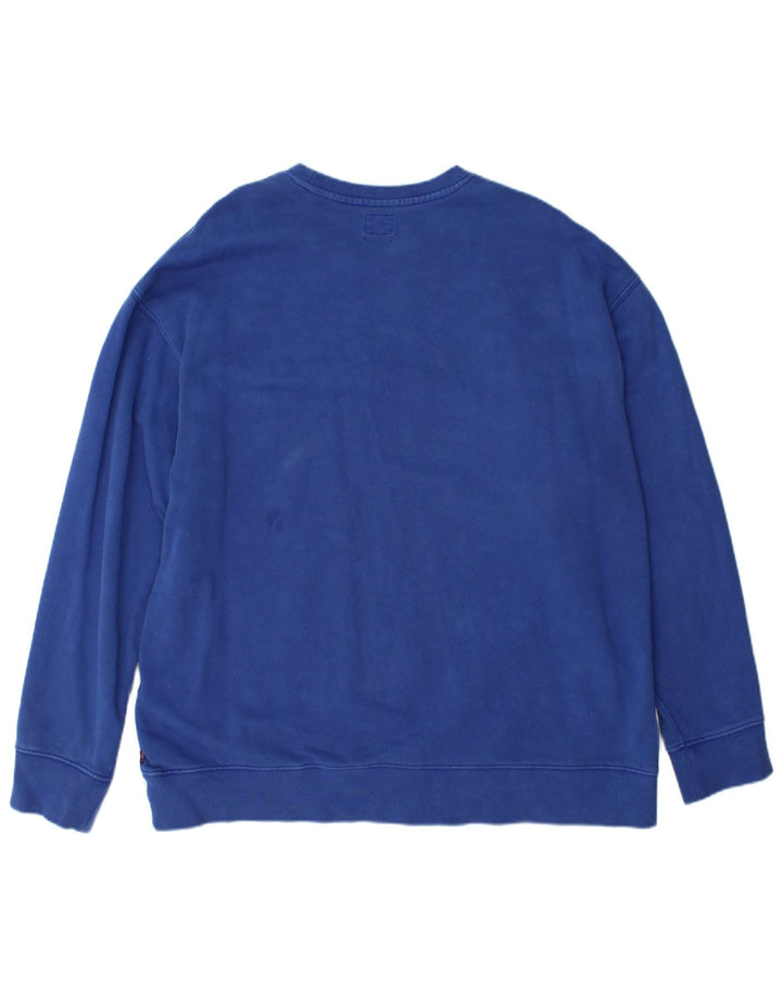 Levi's Mens Relaxed Graphic Sweatshirt Jumper XL Blue Cotton