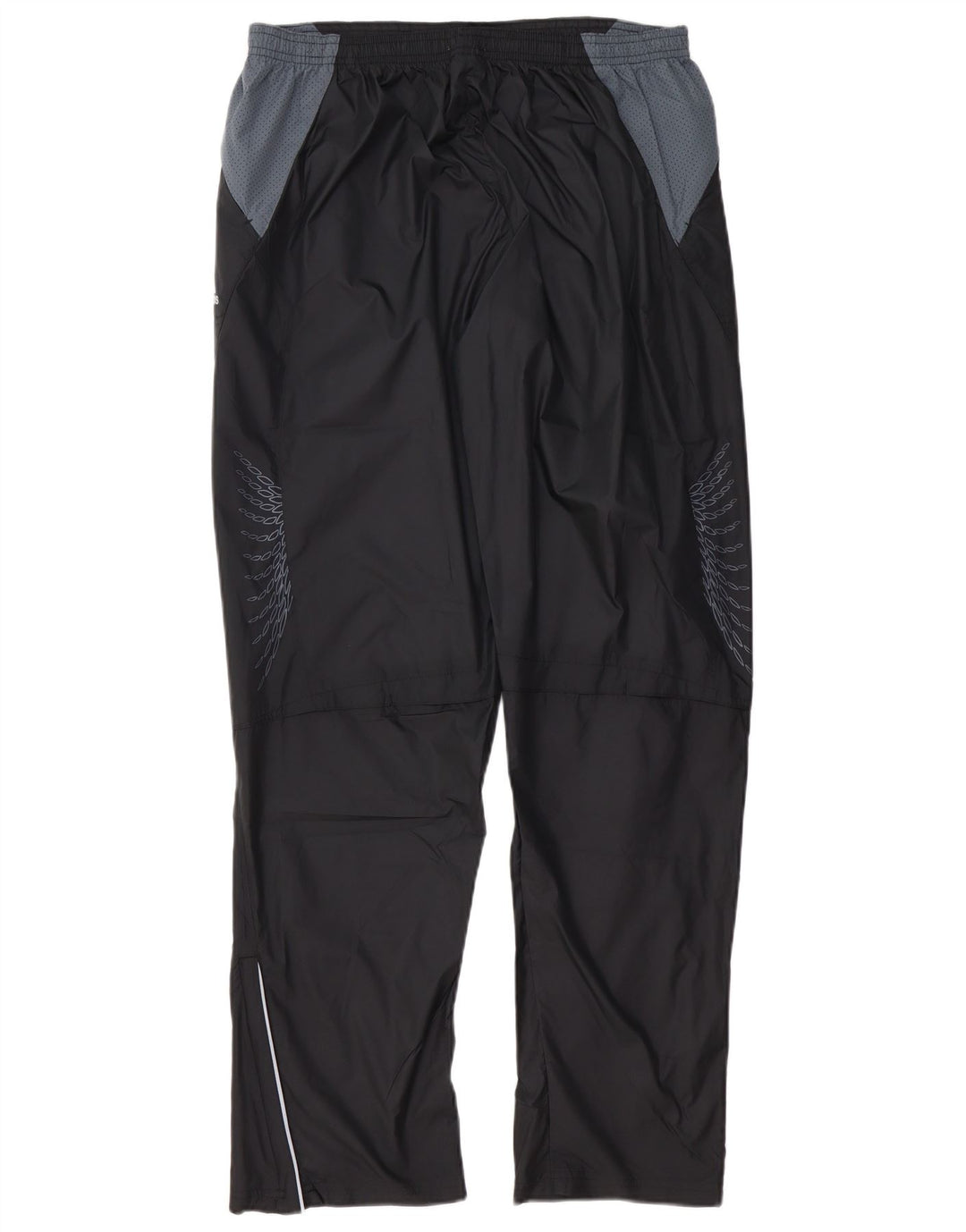 Pantaloni da tuta da uomo ADIDAS grandi in poliestere color block nero