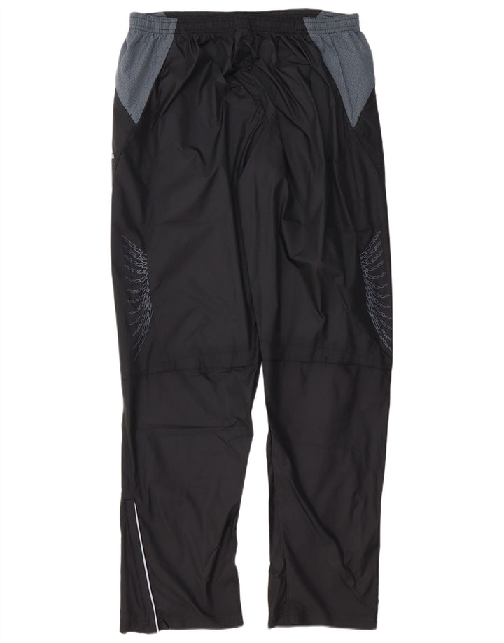Pantaloni da tuta da uomo ADIDAS grandi in poliestere color block nero