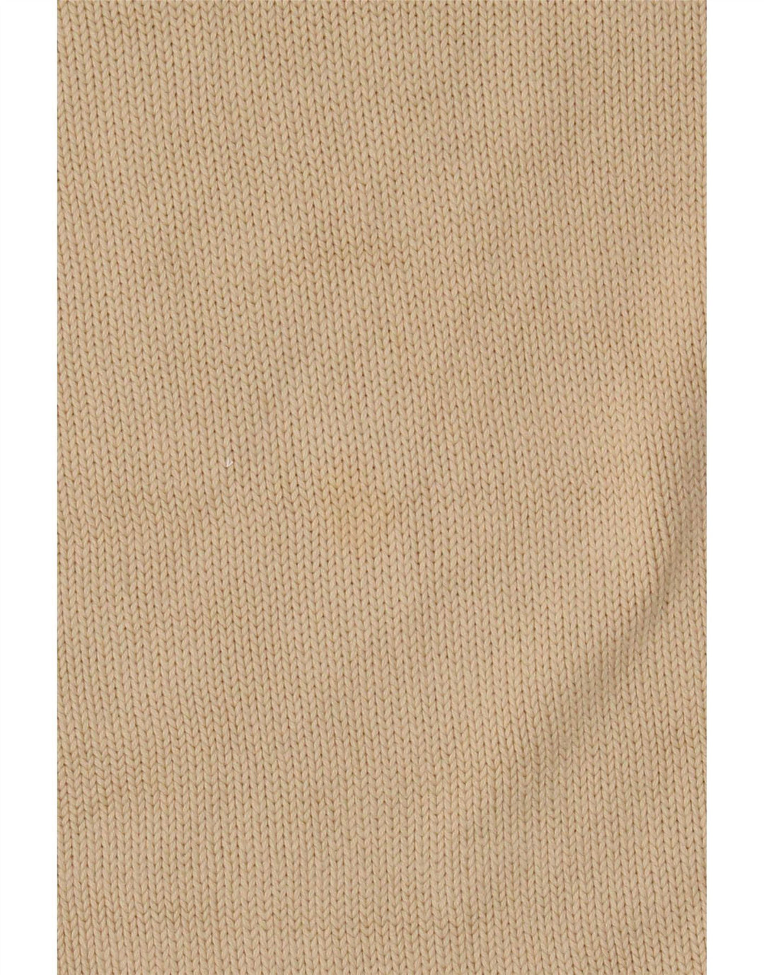 Marks & Spencer Mens V-Neck Jumper Sweater Large Beige Cotton