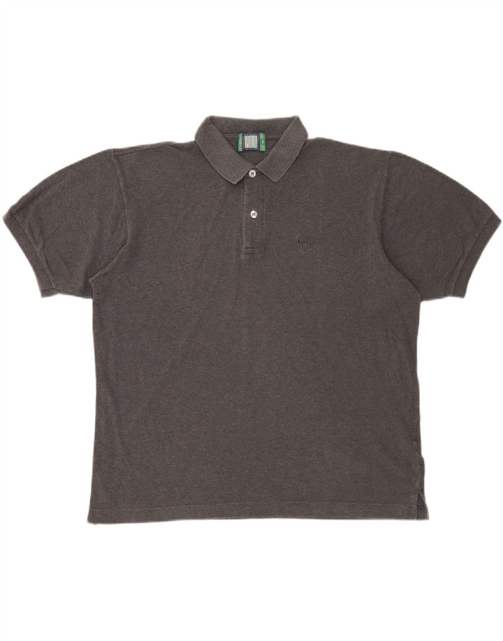 Sergio Tacchini Herre poloshirt Stor grå bomuld