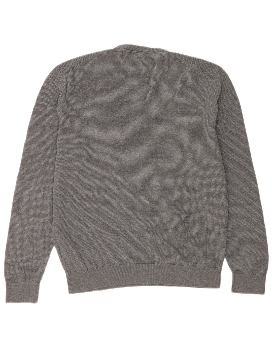 Lerros Mens Crew Neck Jumper Sweater XL Grey Cotton