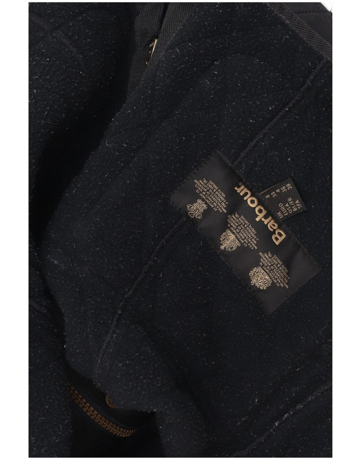 Barbour Quiltet jakke til kvinder UK 8 Small Navy Blue