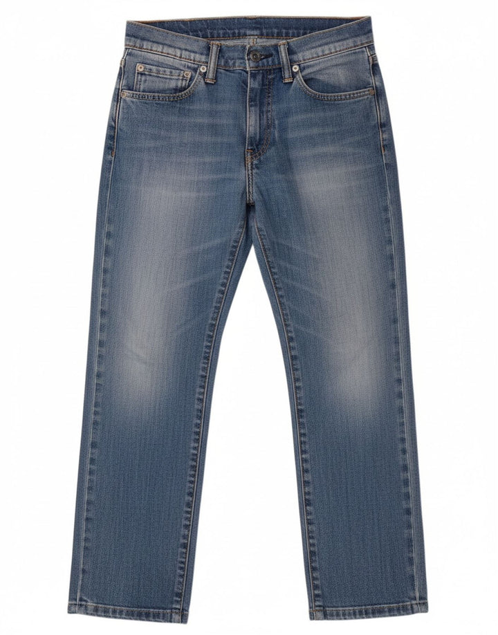 LEVI'S Womens 511 Straight Jeans W29 L26 Blue Cotton