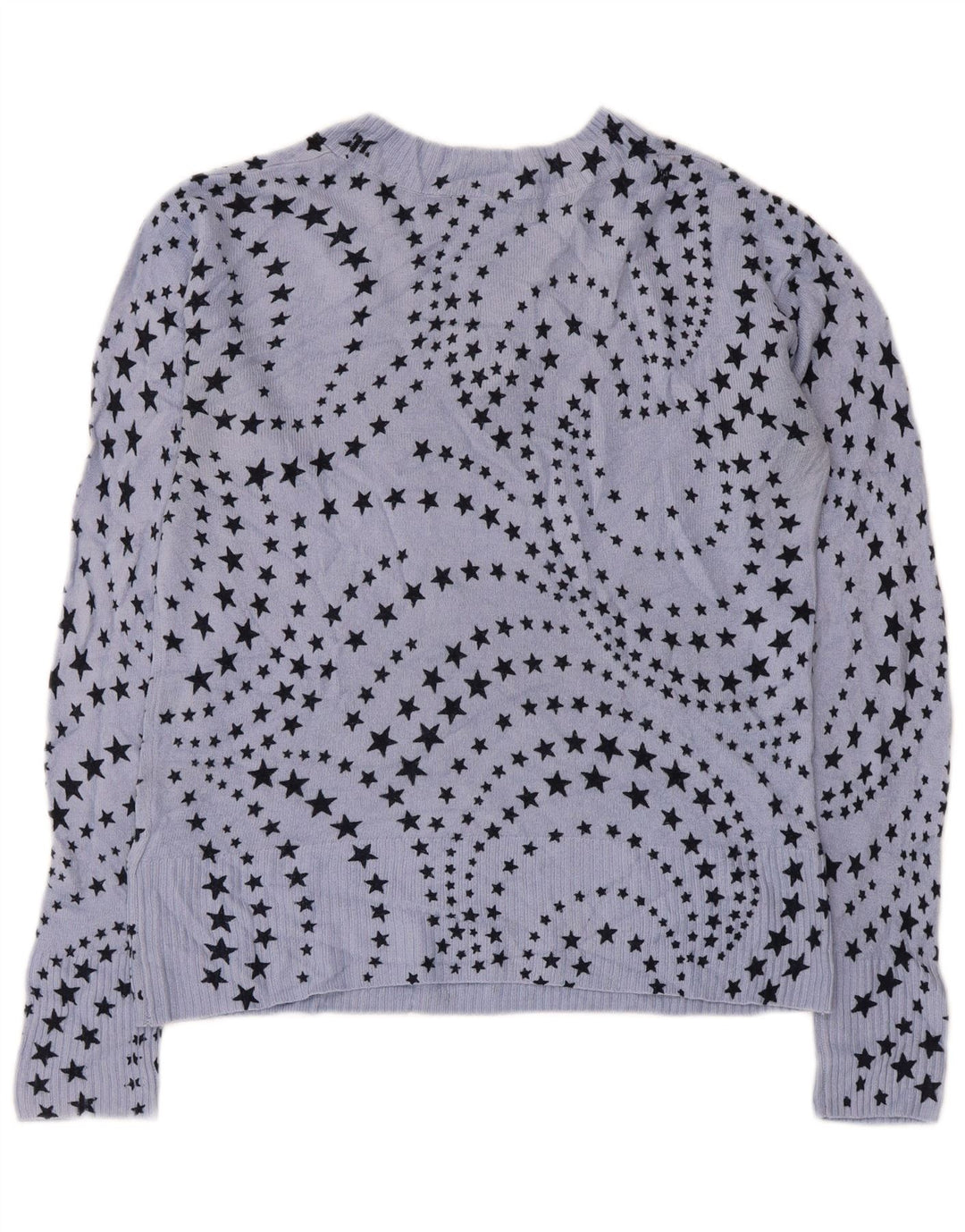 Marks & Spencer Damen-Pullover mit abstraktem Muster und V-Ausschnitt, Gr. 10, Größe B
