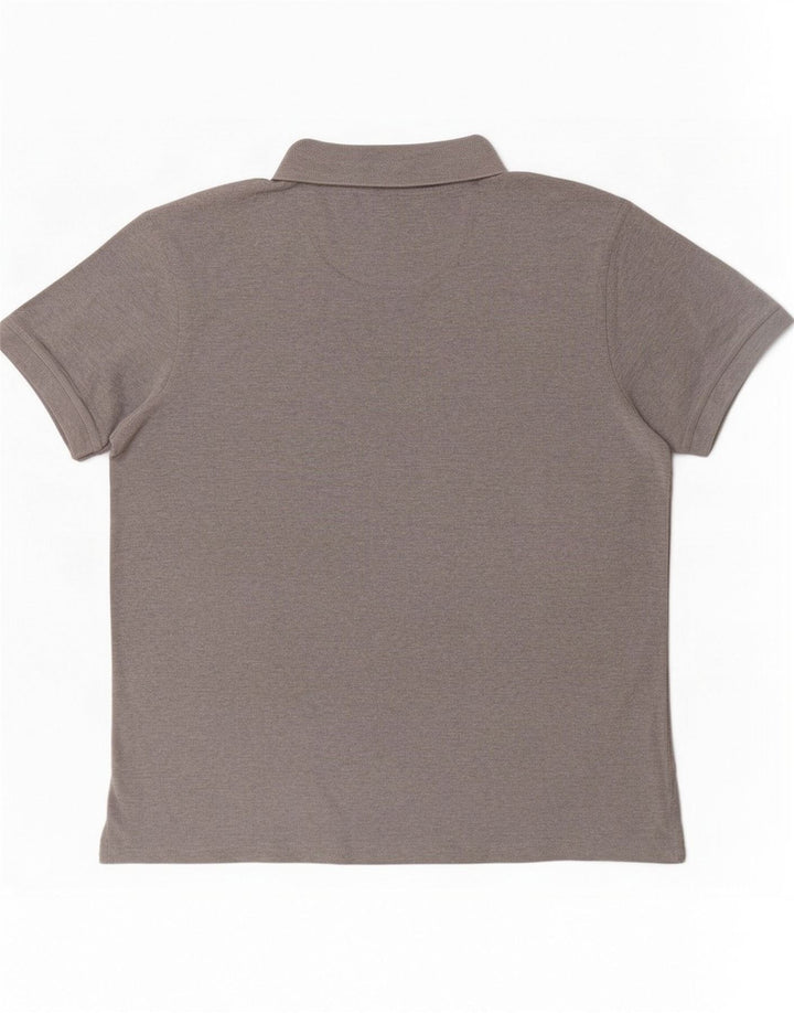 Barbour Polo Homme Grand Coton Gris