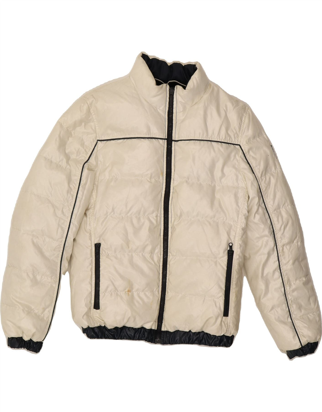 FAY Boys Reversible Padded Jacket 13-14 Years Navy Blue Polyamide Vintage Fay and Second-Hand Fay from Messina Hembry 