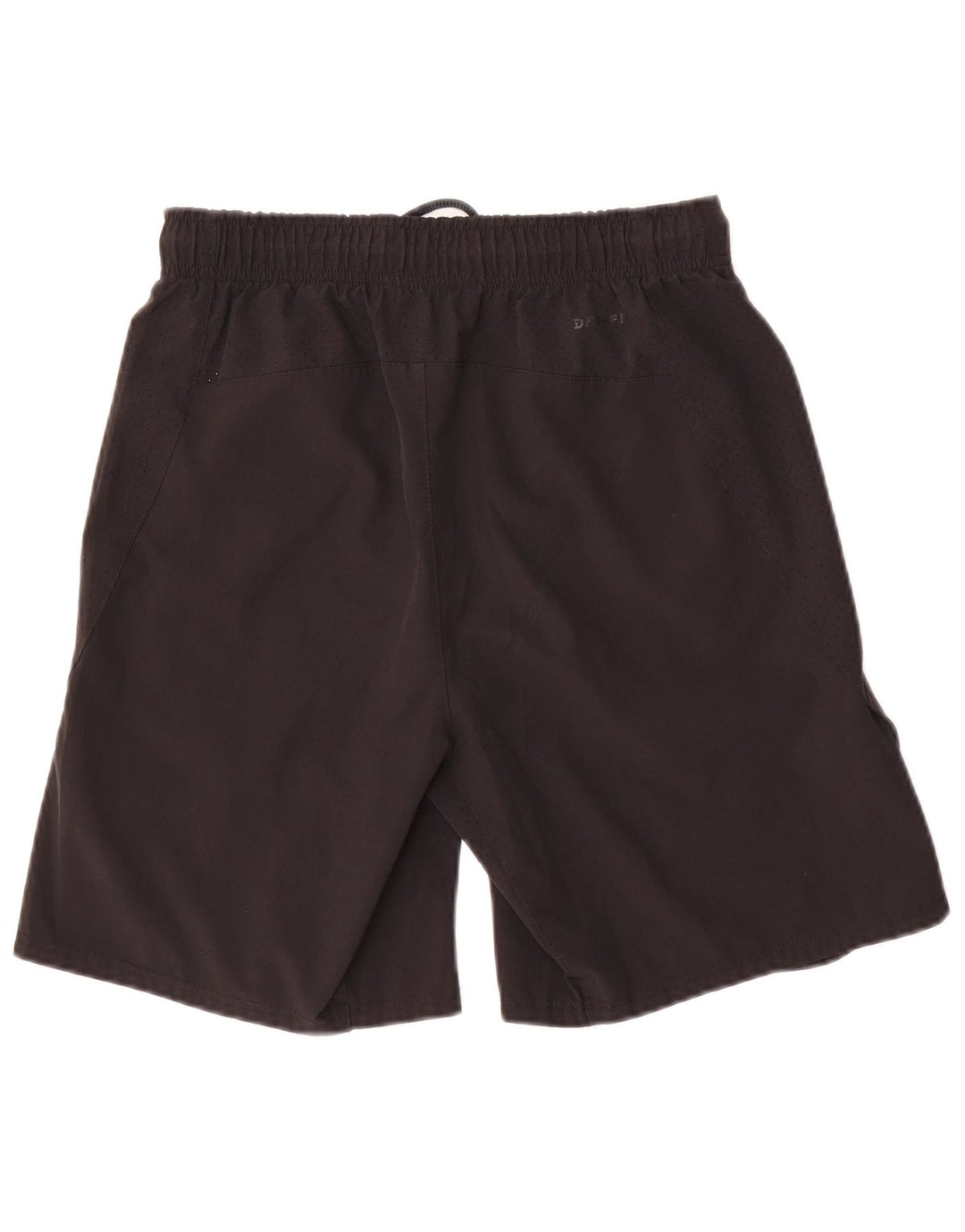 Nike Herre Dri Fit grafiske sportsshorts Små sorte polyester